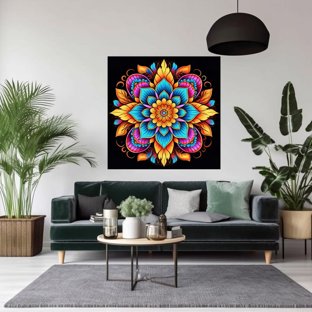 5D Diamond Painting AB Steine Mandala, Unique-Diamond