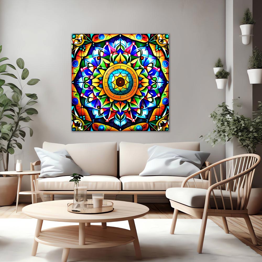 5D Diamond Painting AB Steine Mandala, Unique-Diamond