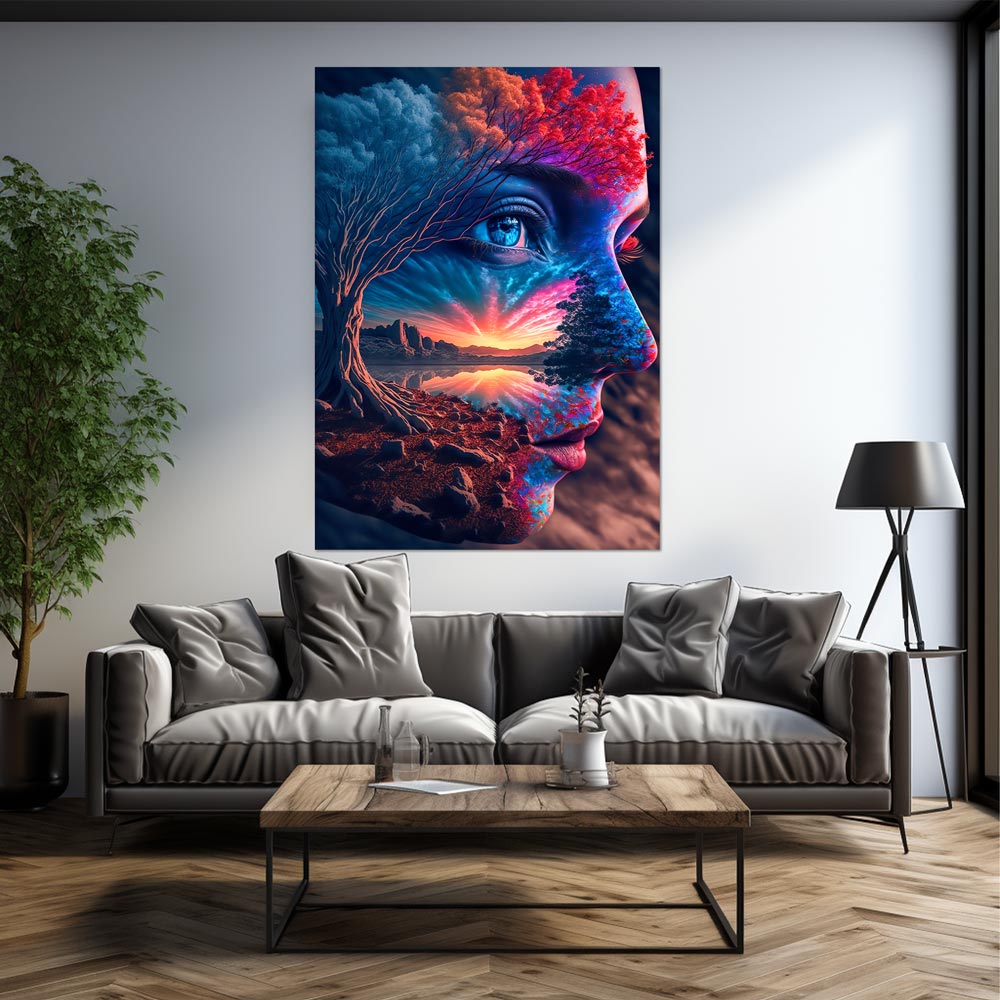 5D Diamond Painting AB Steine Mutter Natur, Unique-Diamond, Unique-Diamond