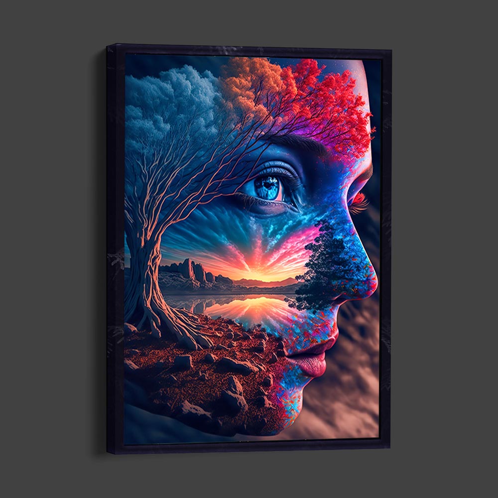 5D Diamond Painting AB Steine Mutter Natur, Unique-Diamond, Unique-Diamond