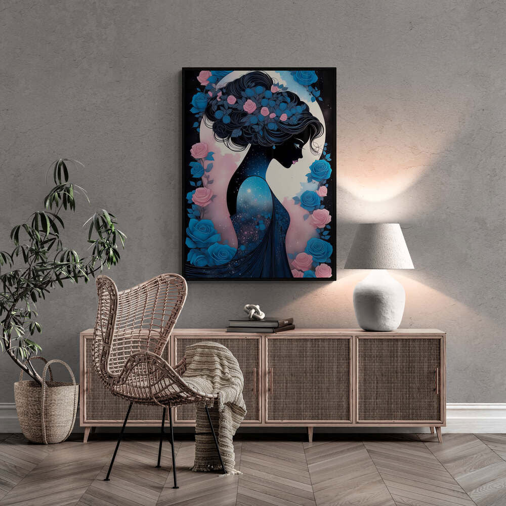 5D Diamond Painting AB Steine Rosengarten, Unique-Diamond