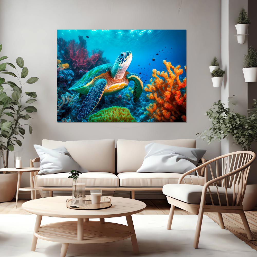 5D Diamond Painting AB Steine Schildkröte, Unique-Diamond