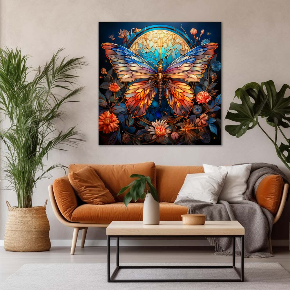 5D Diamond Painting AB Steine Schmetterling, Unique-Diamond