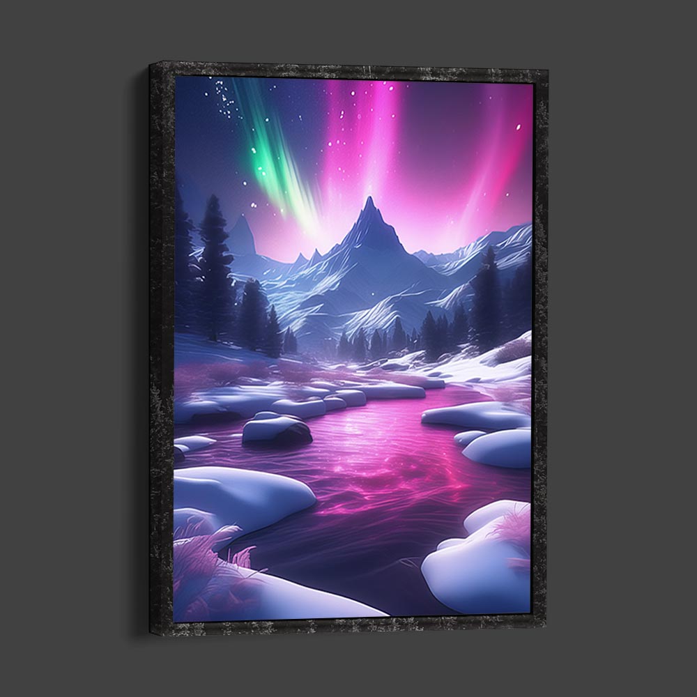 5D Diamond Painting AB Steine Traumhafte Aurora, Unique-Diamond