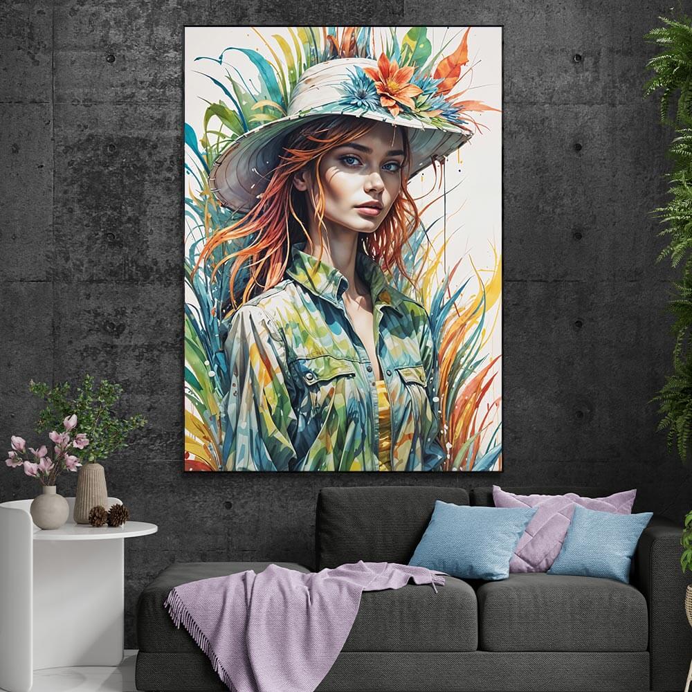 5D Diamond Painting AB Steine Tropen Schönheit, Unique-Diamond