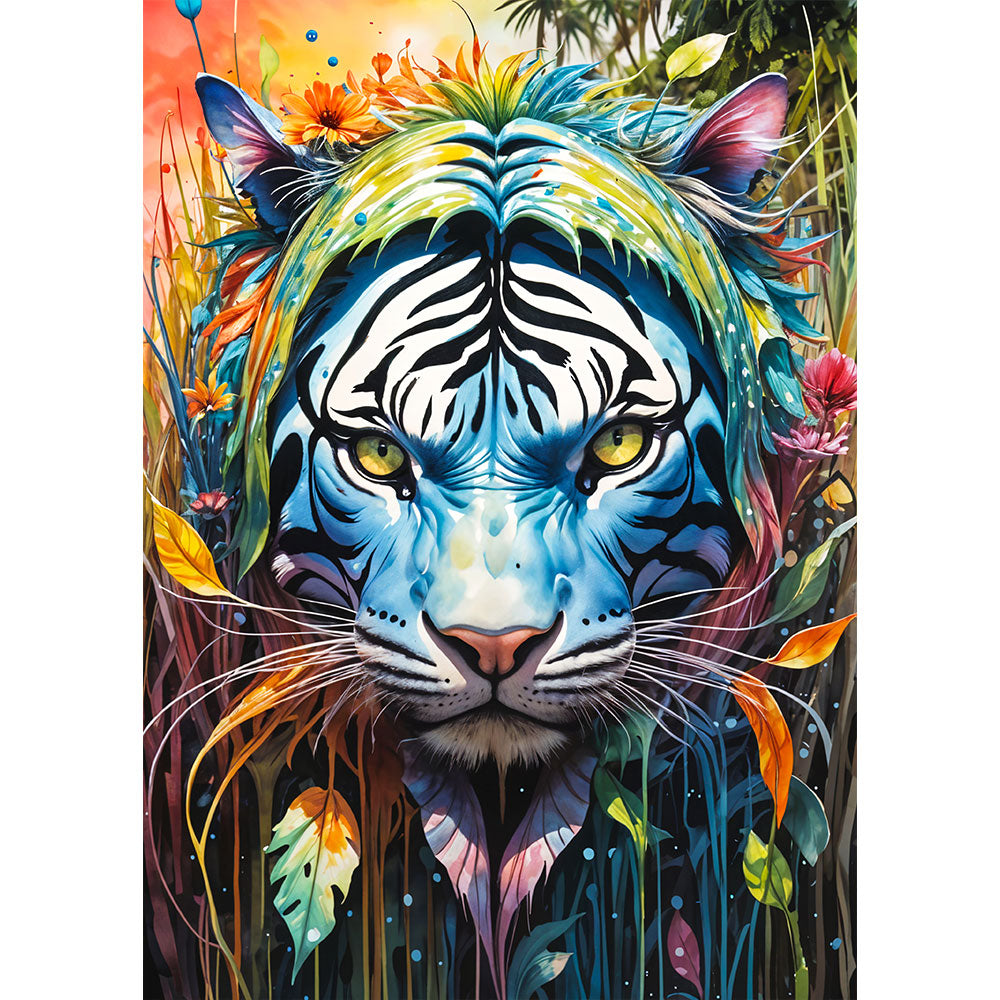5D Diamond Painting AB Steine Verborgene Wildnis, Unique-Diamond