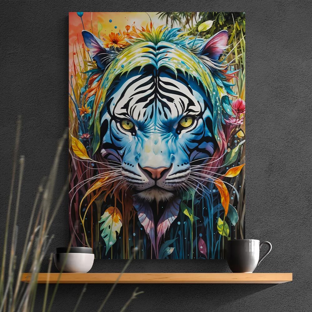 5D Diamond Painting AB Steine Verborgene Wildnis, Unique-Diamond