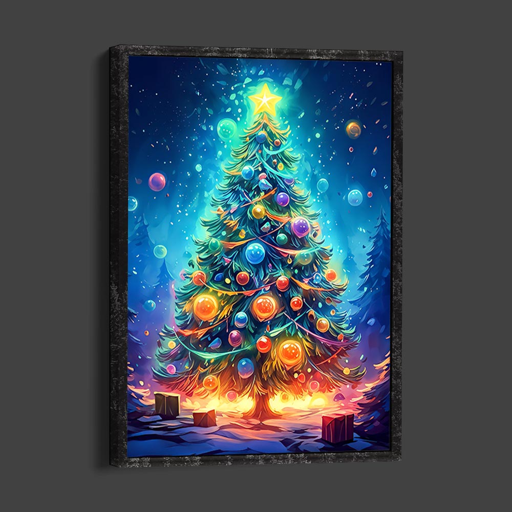 5D Diamond Painting AB Steine Weihnachtsbaum, Unique-Diamond