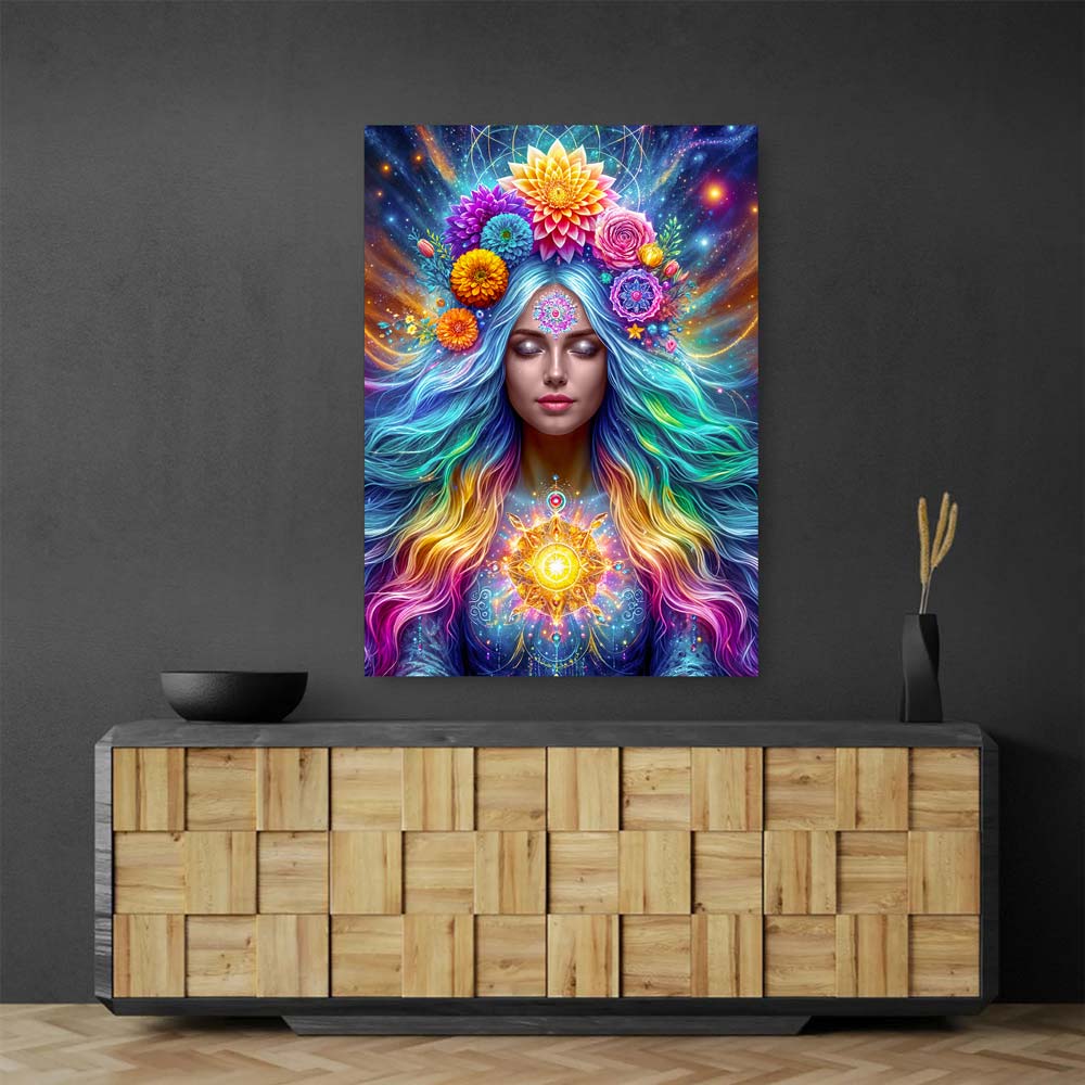 5D Diamond Painting AB Steine – Celestia Spirit mit 100 Farben, Unique-Diamond