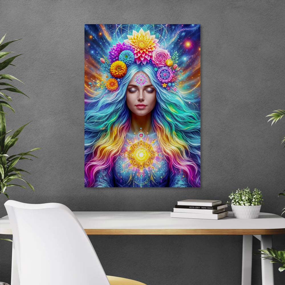 5D Diamond Painting AB Steine – Celestia Spirit mit 100 Farben, Unique-Diamond