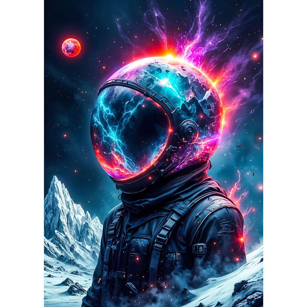 5D Diamond Painting AB Steine – Cosmic Explorer, Unique-Diamond