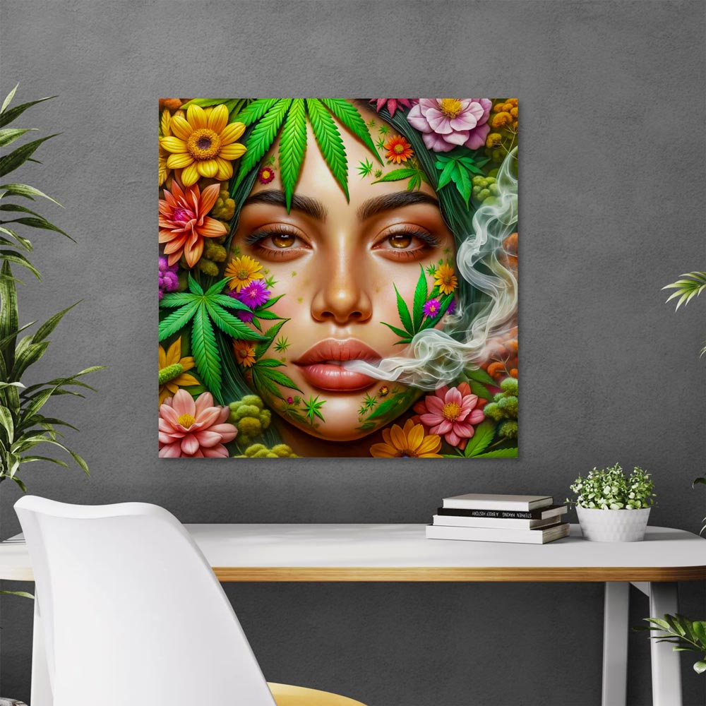 5D Diamond Painting AB Steine – Flora Mystica mit 100 Farben, Unique-Diamond