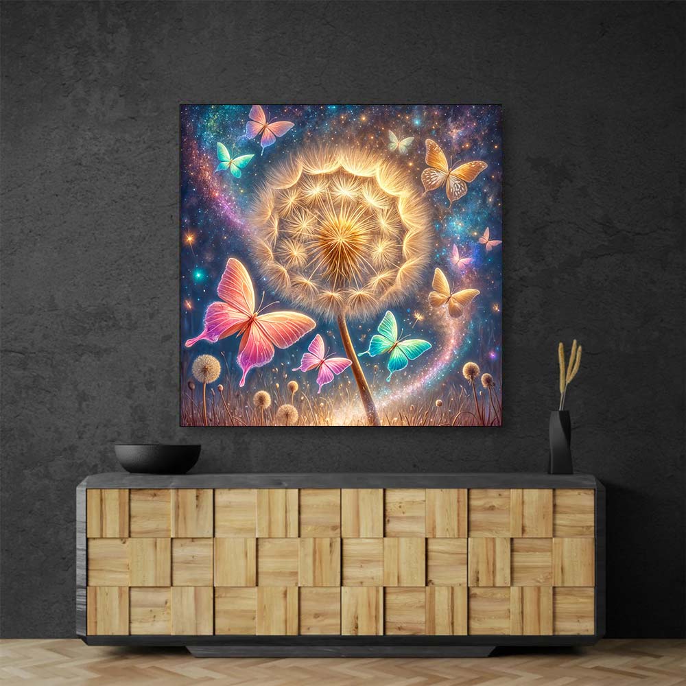 5D Diamond Painting AB Steine – Flügeltanz der Wünsche, Unique-Diamond