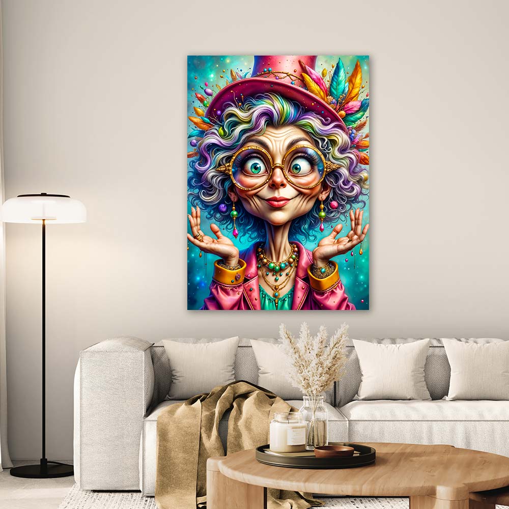 5D Diamond Painting – Madame Glimmerglanz
