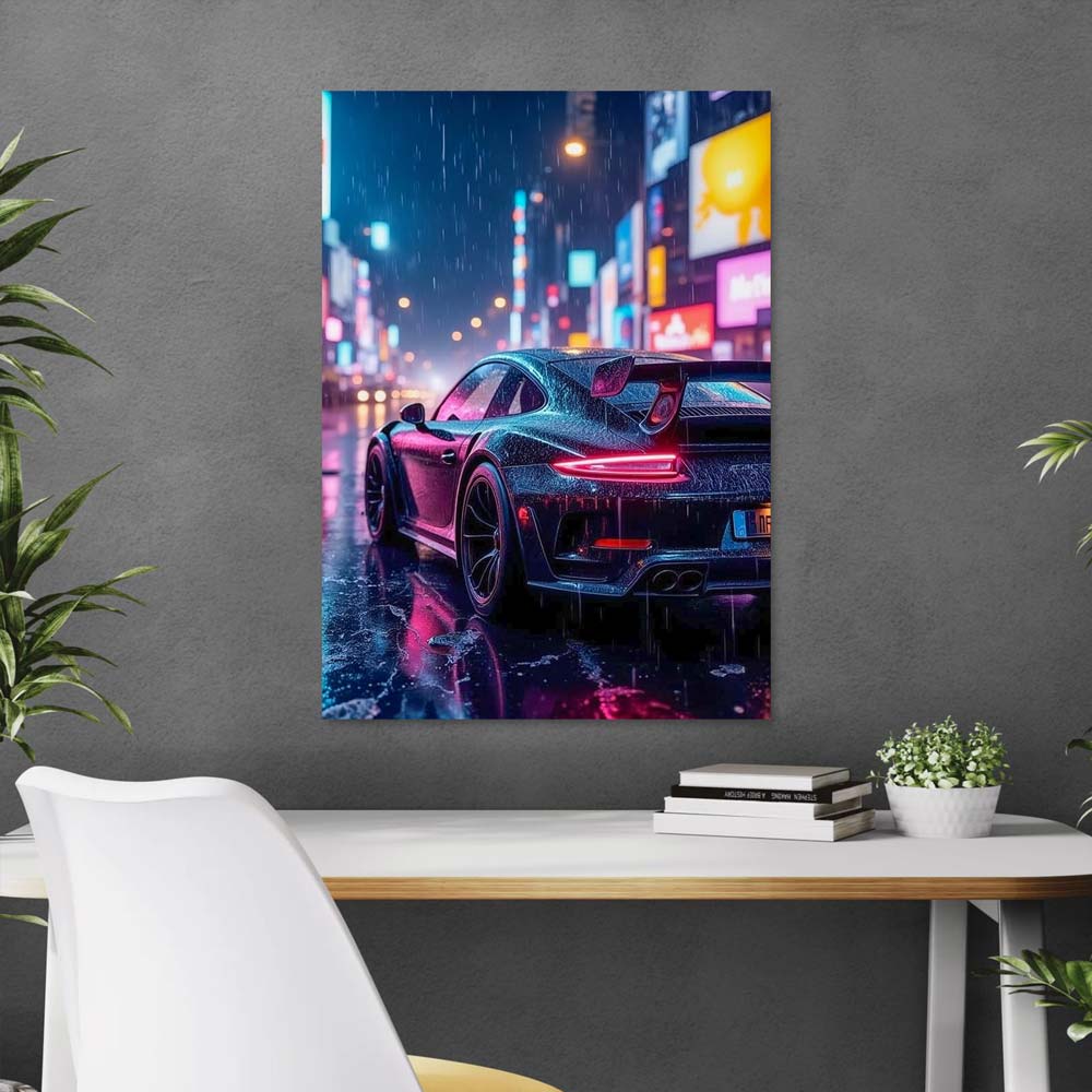 5D Diamond Painting AB Steine – Neon Night Drive, Unique-Diamond