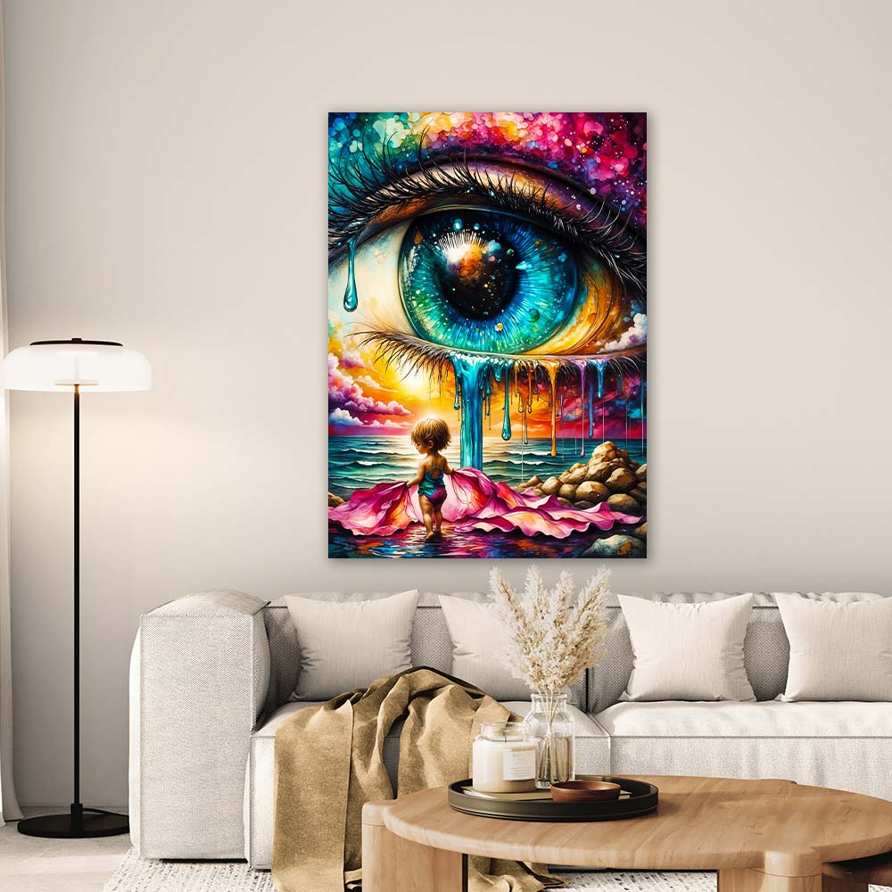 5D Diamond Painting AB Steine – Tränen des Universums mit 100 Farben, Unique-Diamond