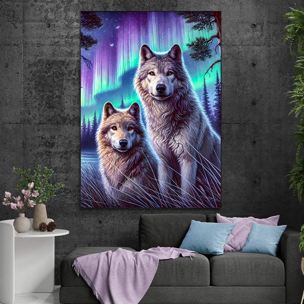 5D Diamond Painting – Wächter der Nordlichter