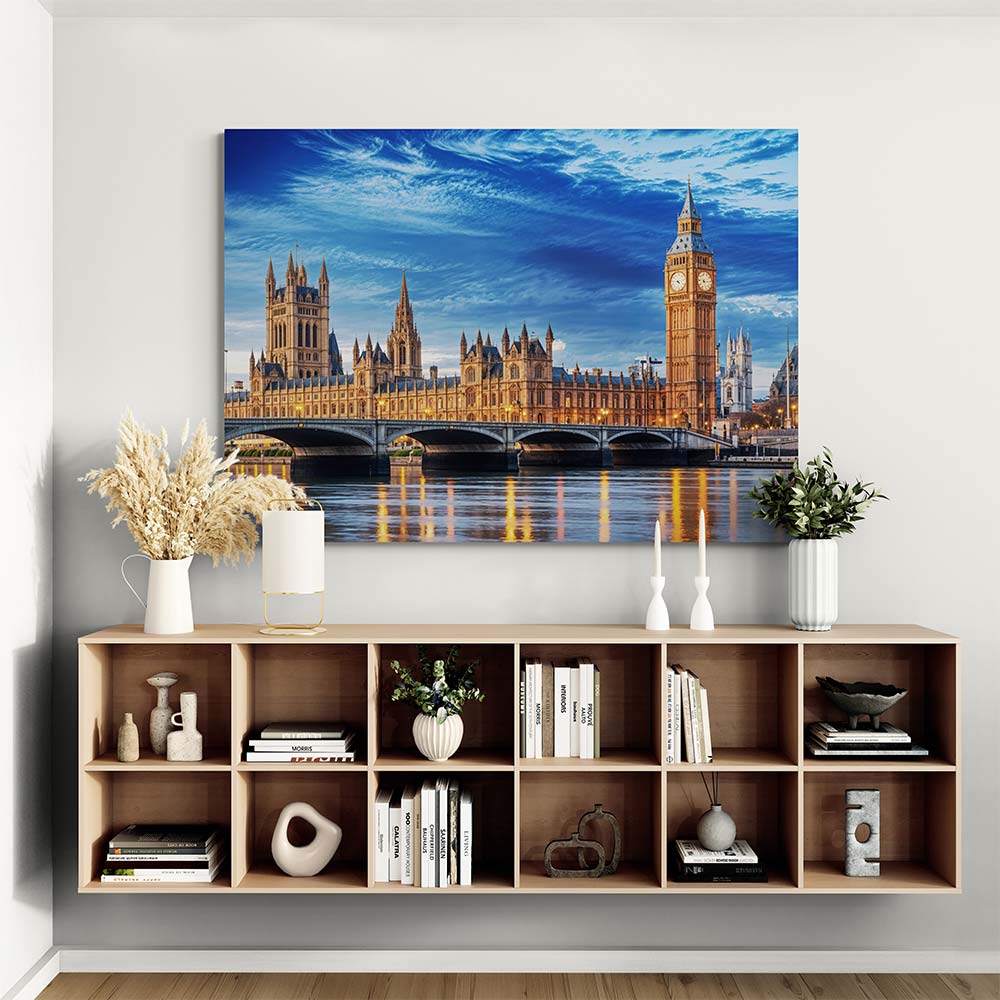 5D Diamond Painting Aussicht auf Big Ben, Unique-Diamond
