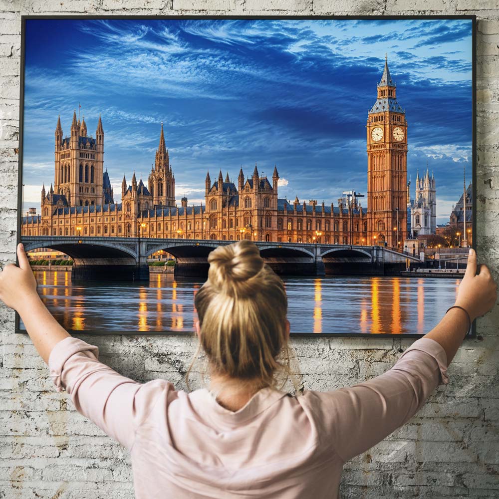 5D Diamond Painting Aussicht auf Big Ben, Unique-Diamond