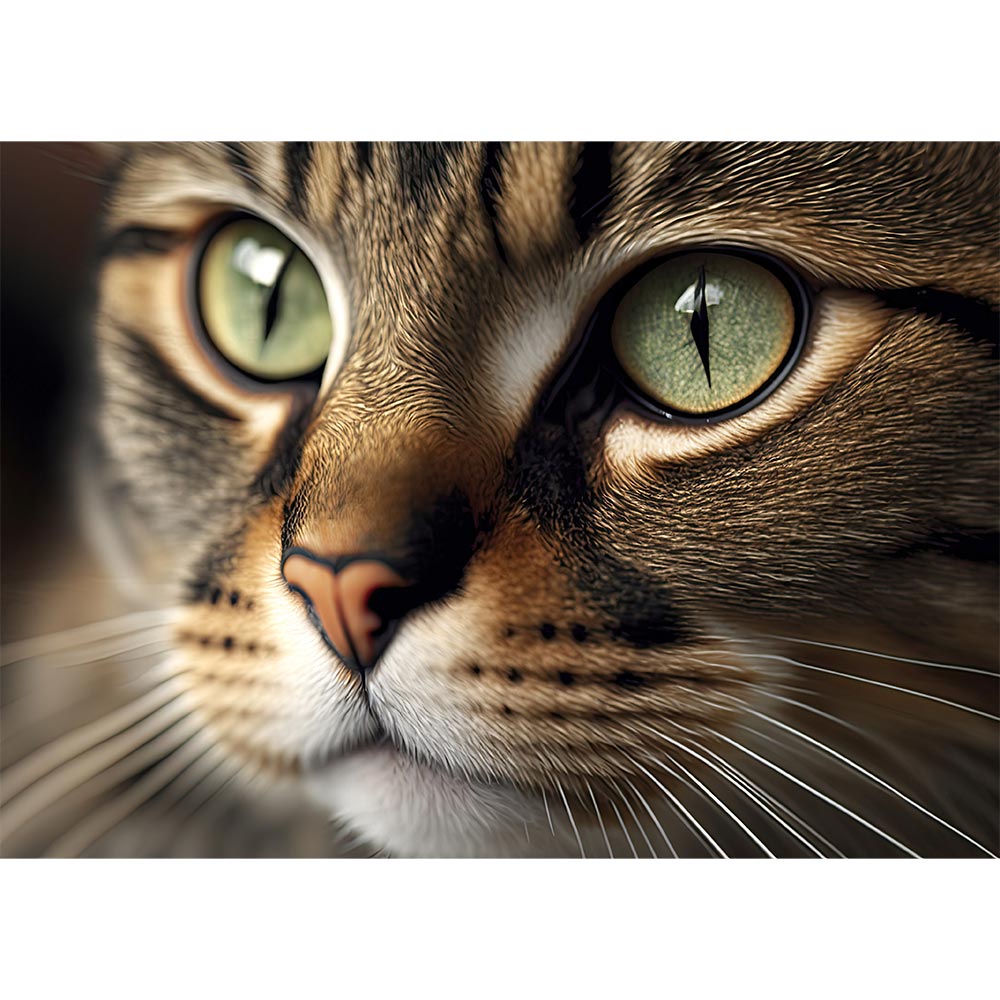 5D Diamond Painting Grau Katze, Unique-Diamond