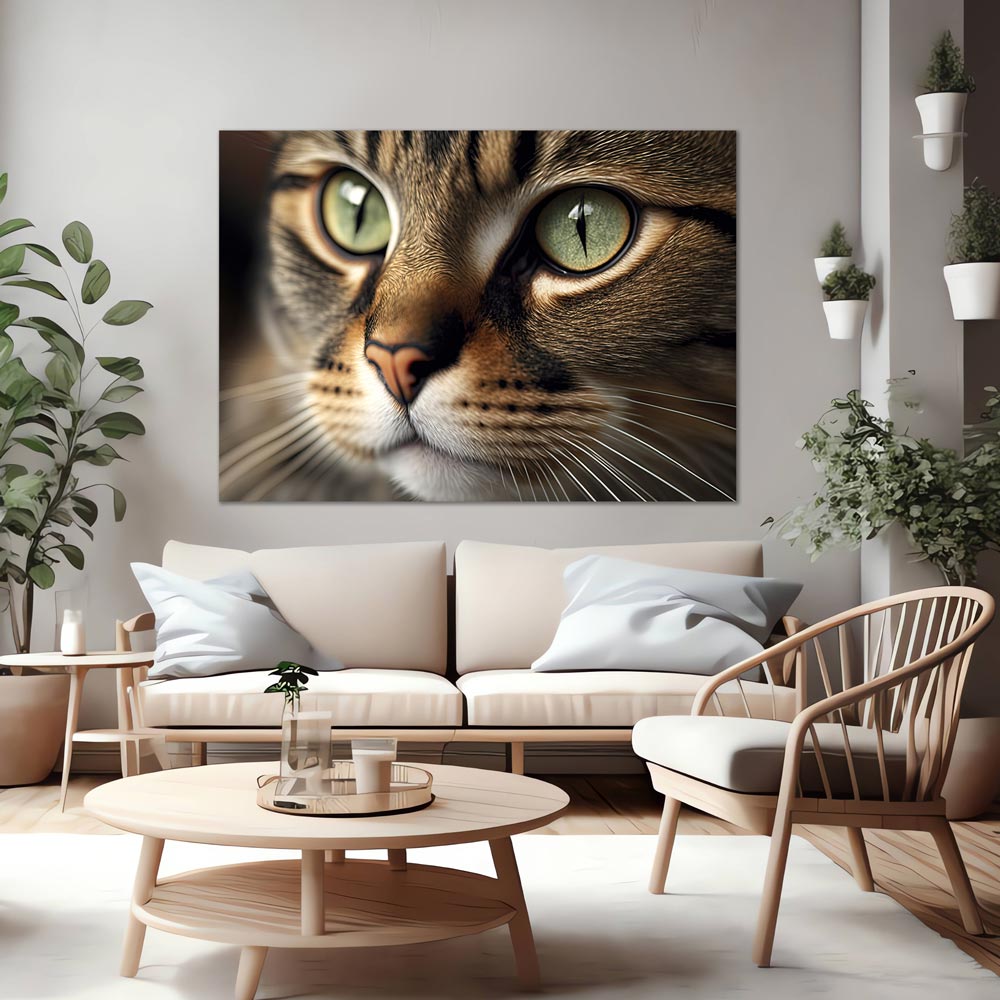 5D Diamond Painting Grau Katze, Unique-Diamond