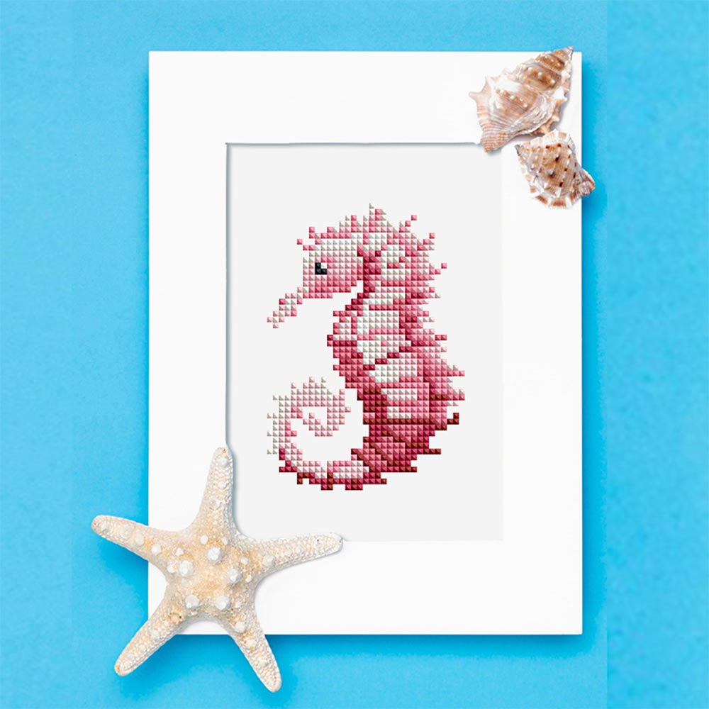 5D Diamond Painting LuxGem - Meeresbewohner - 12 Mini Motive, Unique-Diamond