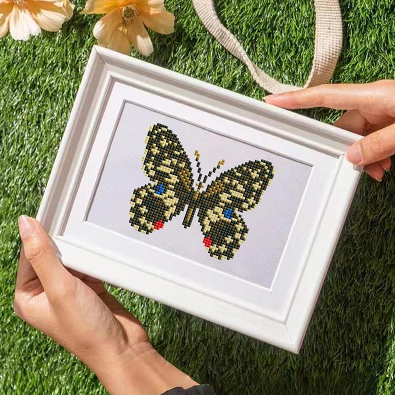 5D Diamond Painting LuxGem - Schmetterlingszauber - 12 Mini Motive, Unique-Diamond