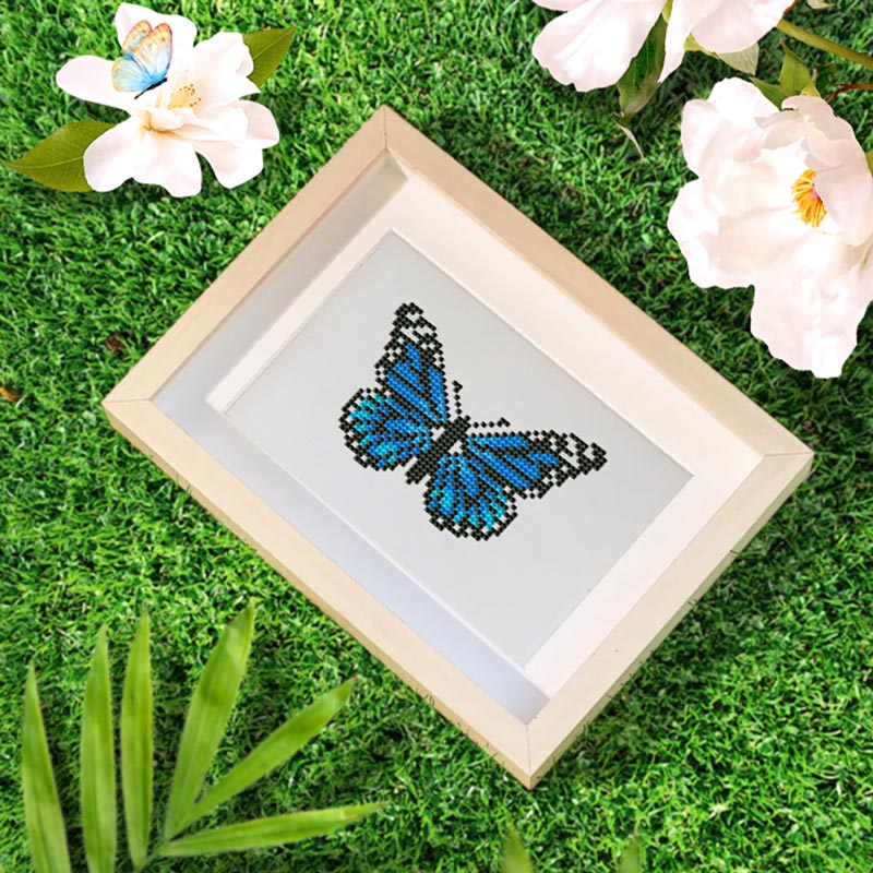 5D Diamond Painting LuxGem - Schmetterlingszauber - 12 Mini Motive, Unique-Diamond