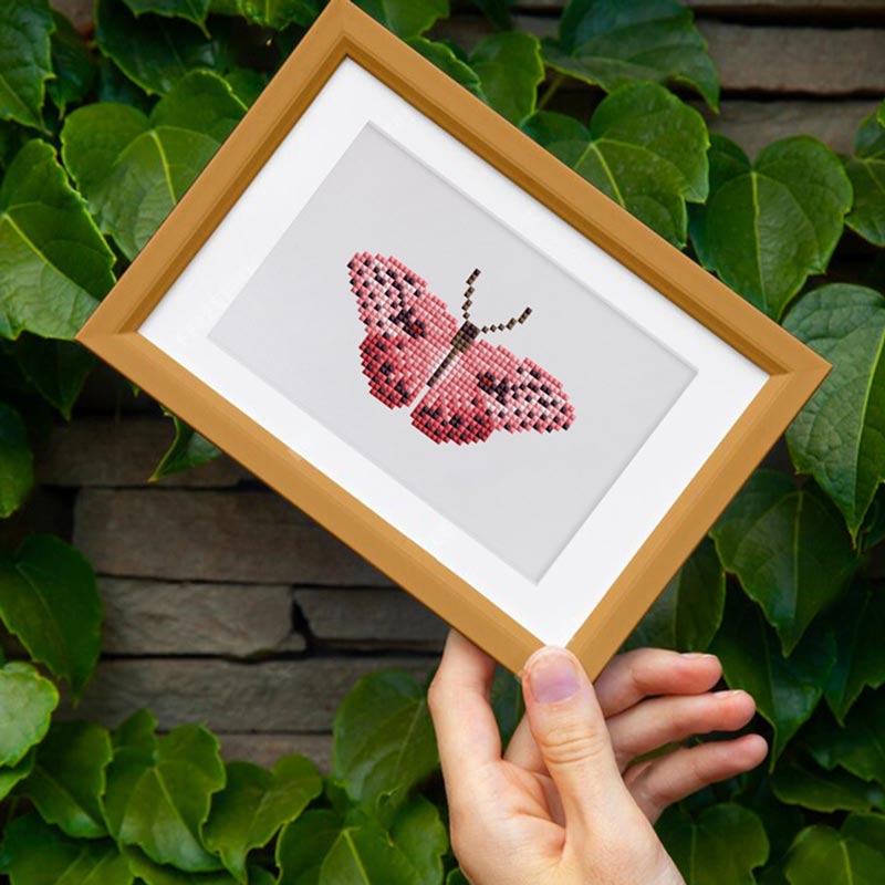 5D Diamond Painting LuxGem - Schmetterlingszauber - 12 Mini Motive, Unique-Diamond