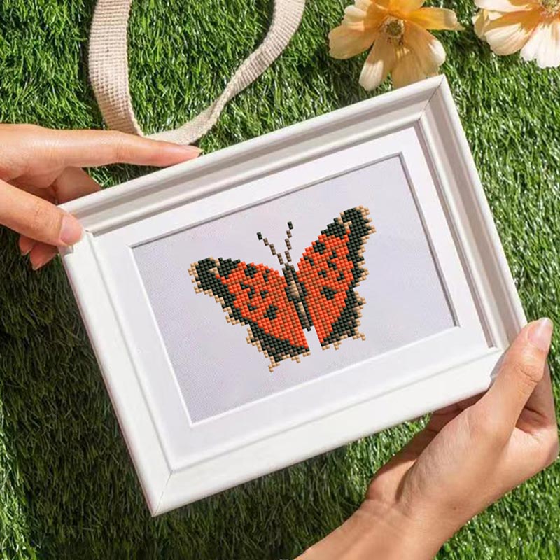 5D Diamond Painting LuxGem - Schmetterlingszauber - 12 Mini Motive, Unique-Diamond