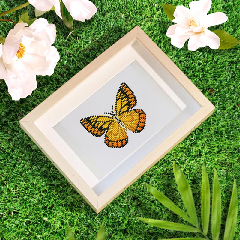 5D Diamond Painting LuxGem - Schmetterlingszauber - 12 Mini Motive, Unique-Diamond