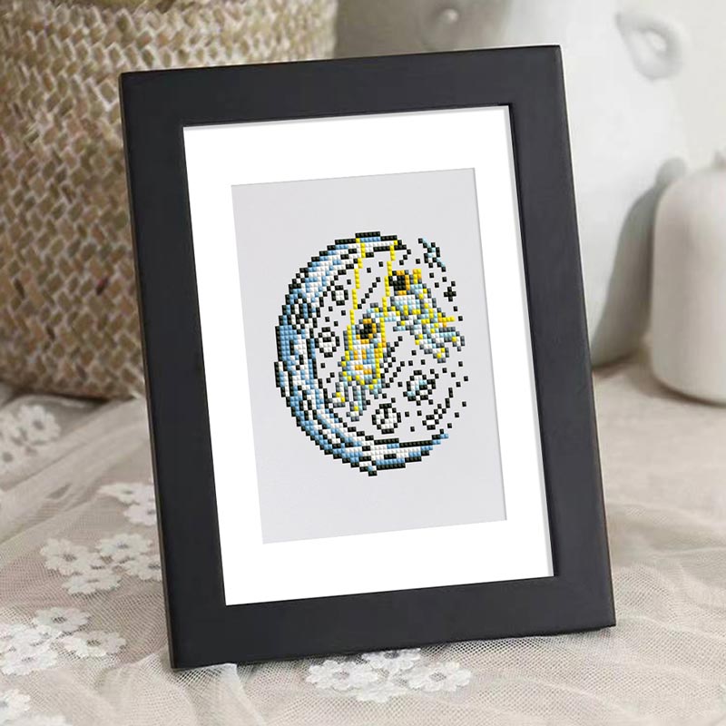 5D Diamond Painting LuxGem - Weltraumreise - 12 Mini Motive