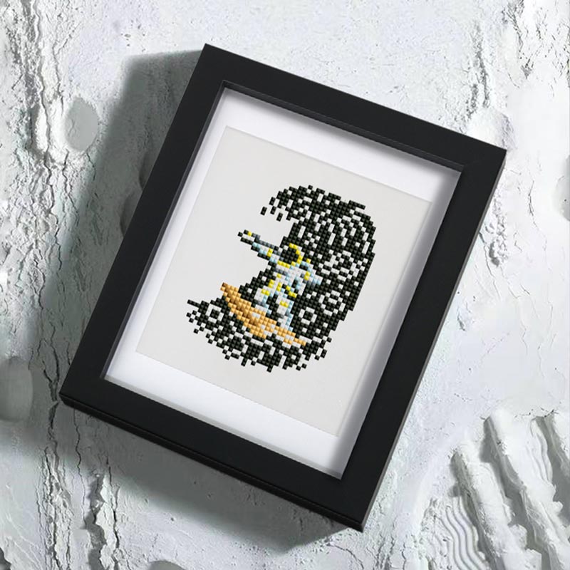 5D Diamond Painting LuxGem - Weltraumreise - 12 Mini Motive