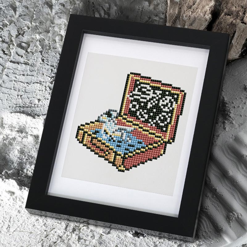 5D Diamond Painting LuxGem - Weltraumreise - 12 Mini Motive