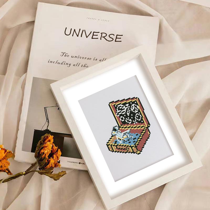5D Diamond Painting LuxGem - Weltraumreise - 12 Mini Motive