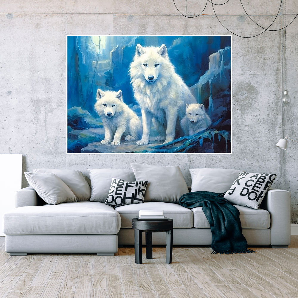 5D Diamond Painting Polarwolf - Unique-Diamond