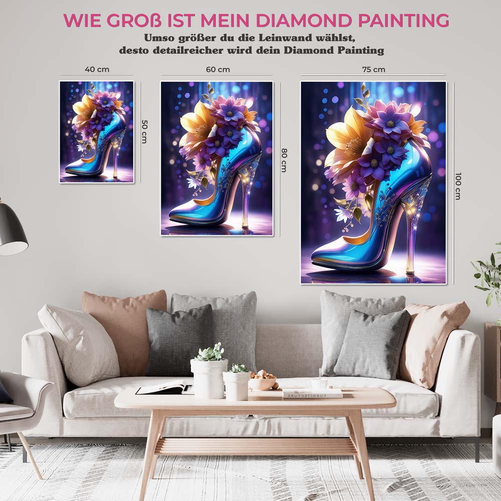 5D Diamond Painting AB Steine High Heels, Unique-Diamond