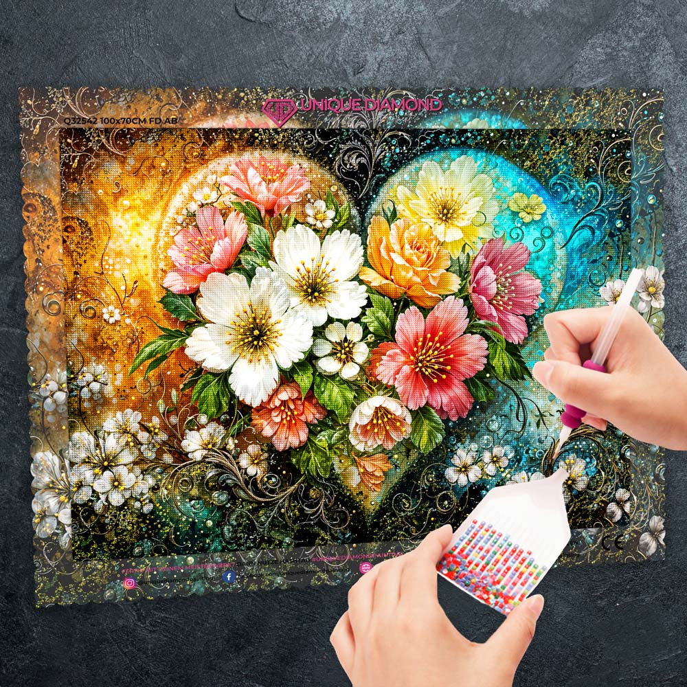 5D Diamond Painting – Amora Herzblütenzauber