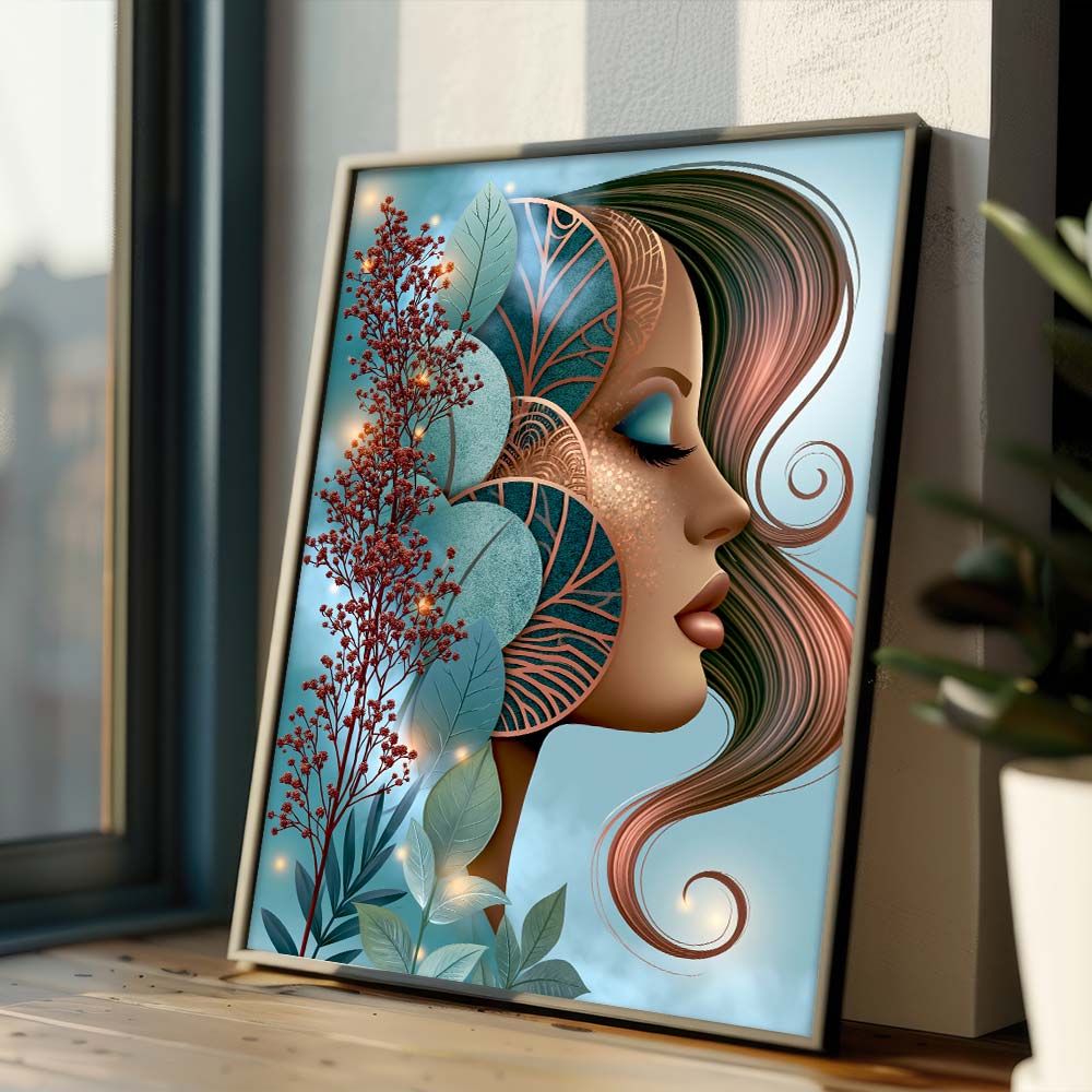 5D Diamond Painting – Aura der Blätterträume