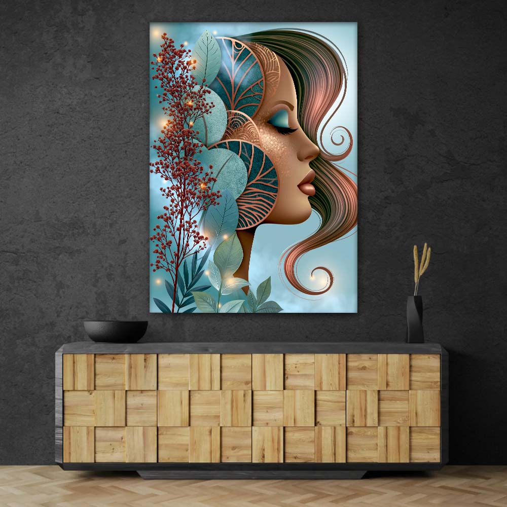 5D Diamond Painting – Aura der Blätterträume
