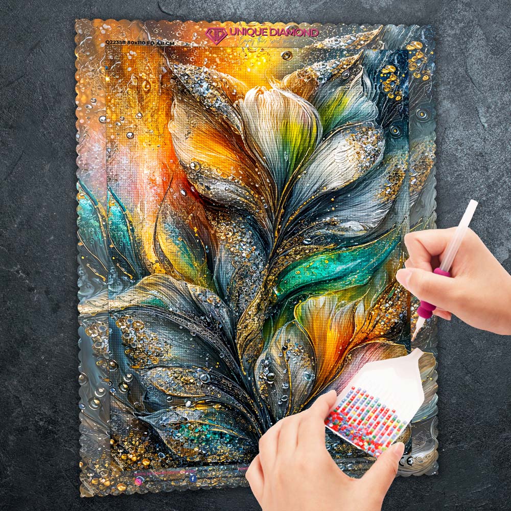 5D Diamond Painting – Aurelia Crystal Blossom