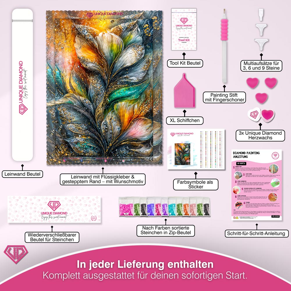 5D Diamond Painting – Aurelia Crystal Blossom