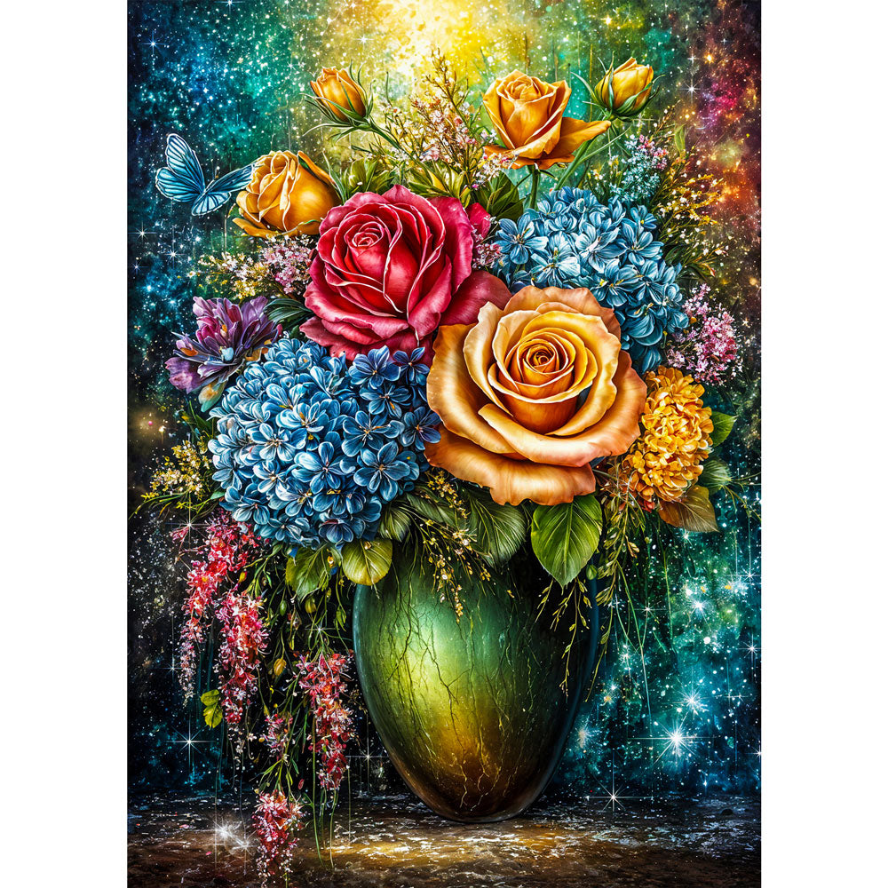 5D Diamond Painting – Aurelia Sternenblüte, Unique-Diamond