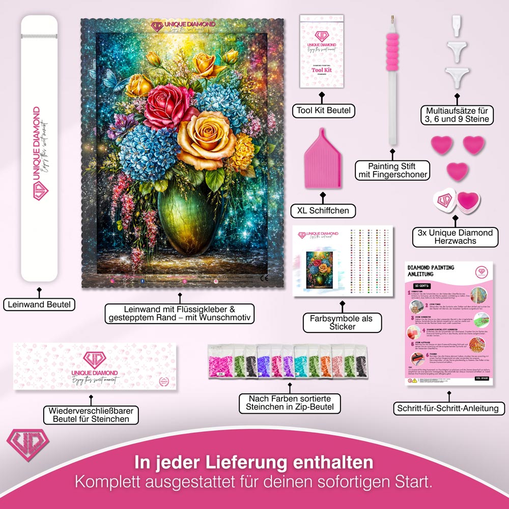 5D Diamond Painting – Aurelia Sternenblüte