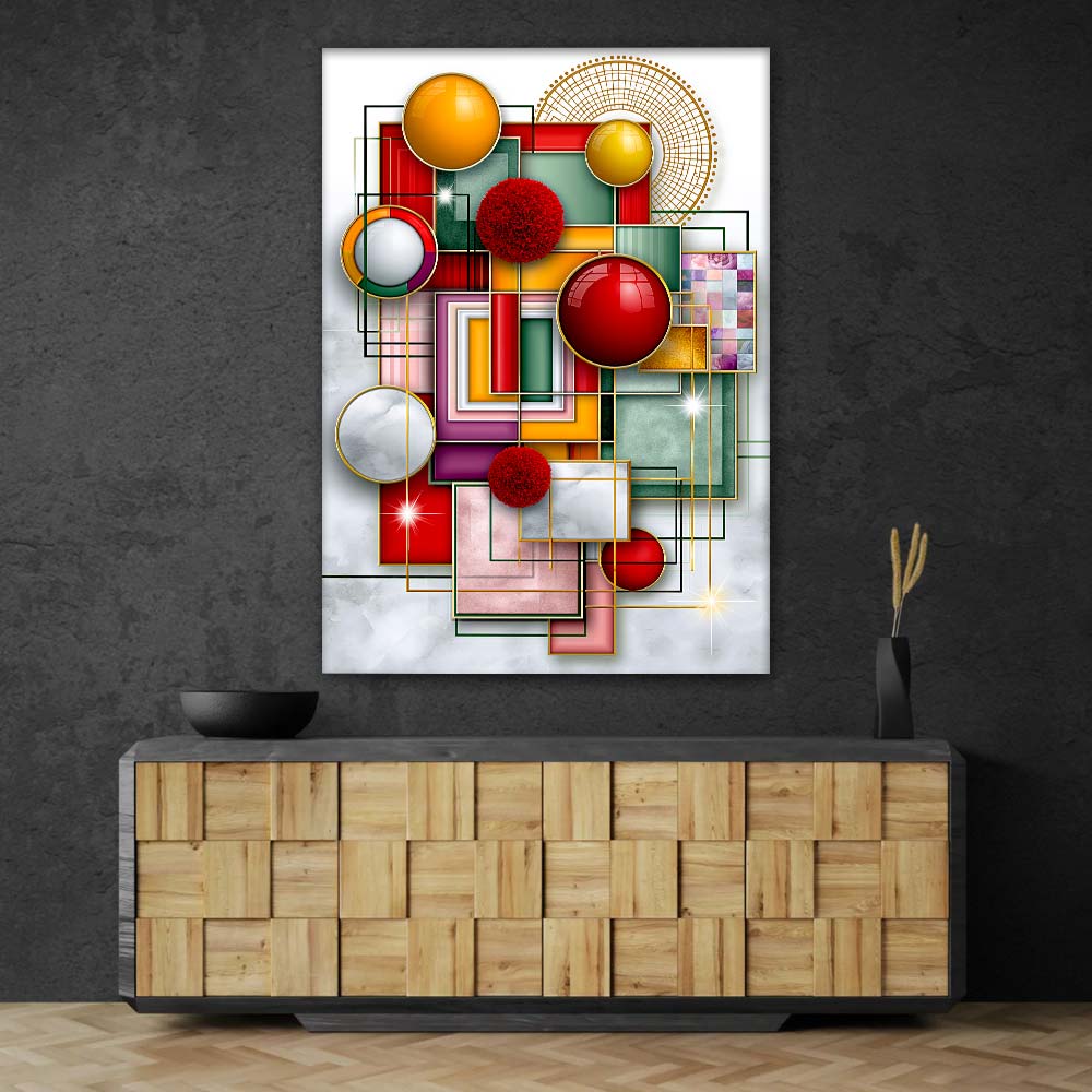 5D Diamond Painting – Aurelia der Geometrischen Harmonie