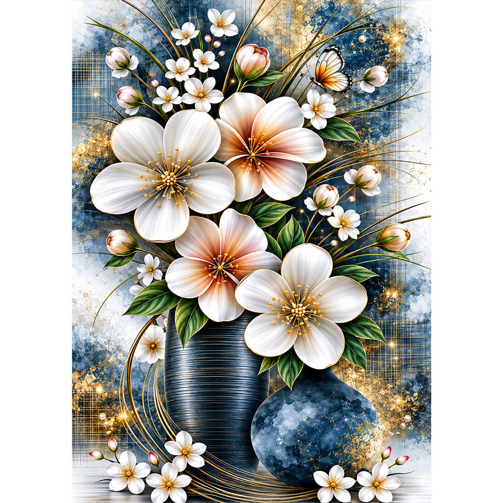 5D Diamond Painting – Aurelia im Garten der Eleganz | Unique Diamond