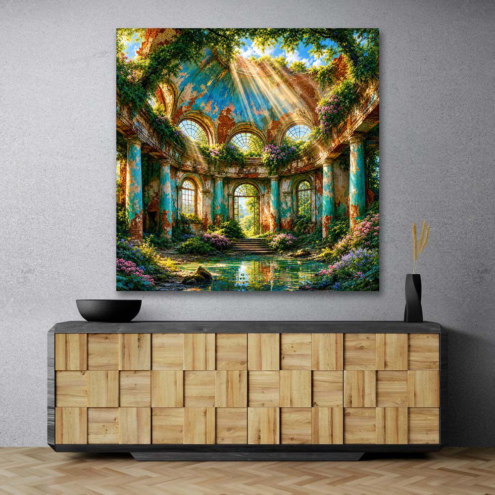 5D Diamond Painting – Aurelias verwunschene Sonnenrotunde