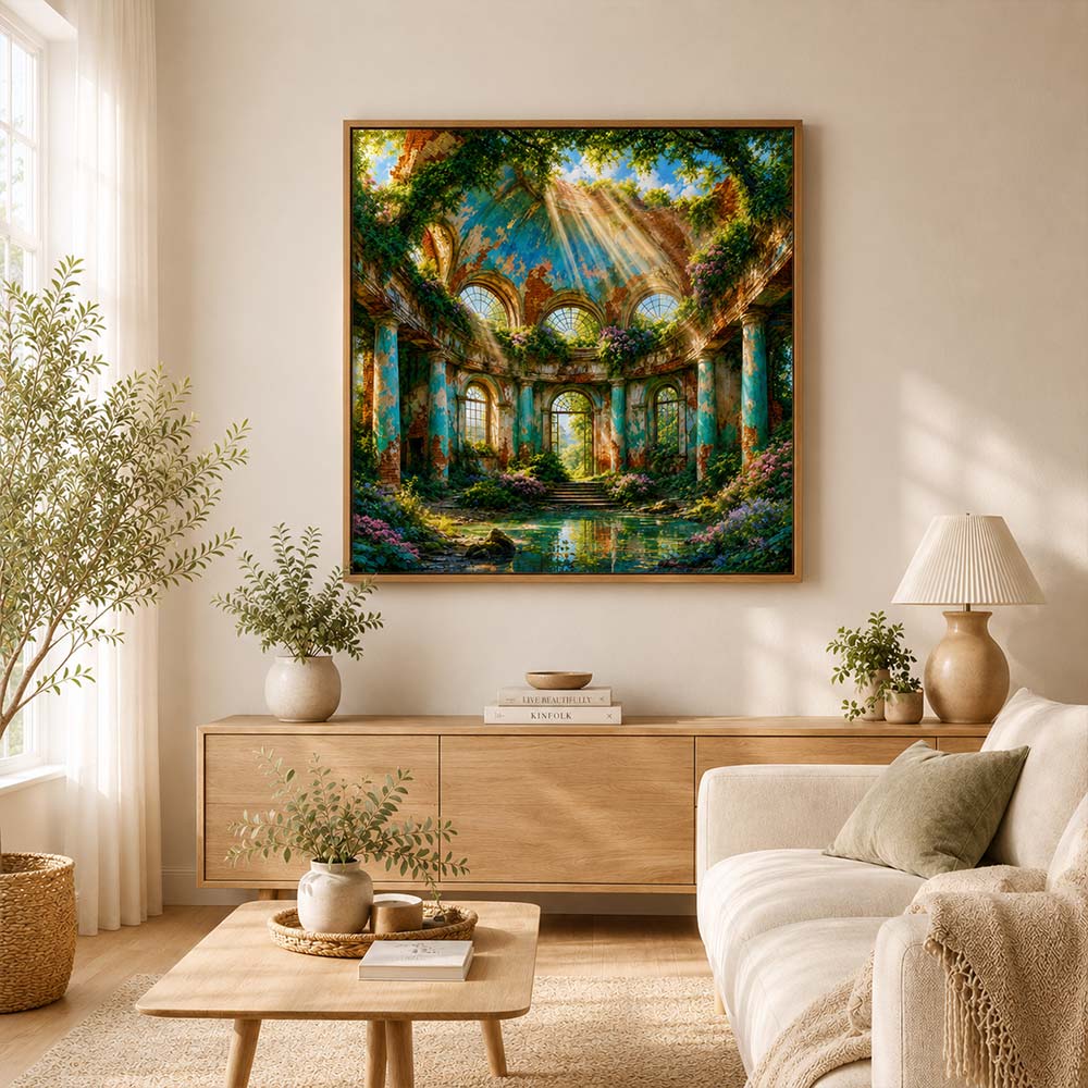 5D Diamond Painting – Aurelias verwunschene Sonnenrotunde
