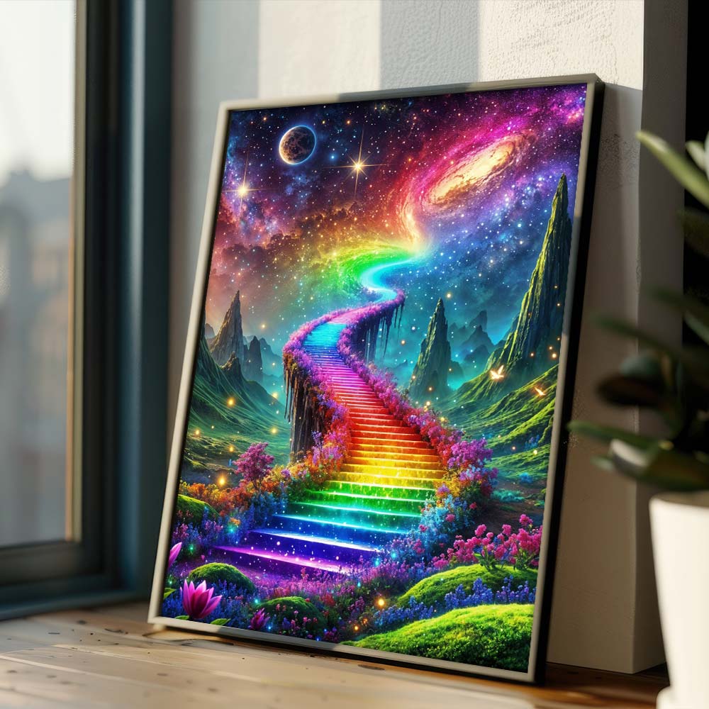5D Diamond Painting – Aurora Himmelsweg Unique-Diamond