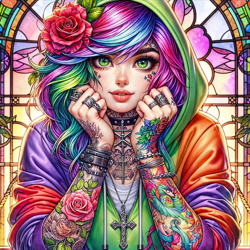 5D Diamond Painting – Aurora Ink Unique-Diamond
